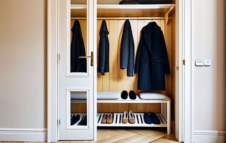 미세먼지의 실내 유입 경로 - Clothing & Air Purifier**
"A cozy, well-lit bedroom with a stylish open wardrobe showcasing fully c... 미세먼지의 실내 유입 경로 - Clothing & Air Purifier**
"A cozy, well-lit bedroom with a stylish open wardrobe showcasing fully c...