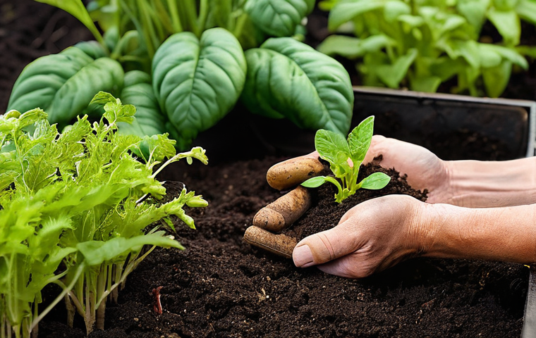 식물과 미생물의 관계 - **Prompt for "Microbe Superpowers: The Silent Architects of Soil"**
    "An dynamic and illustrative...